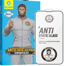 زجاج بلوو المقاوم للكهرباء الساكنة عالي الوضوح لسلسلة آيفون - أسود