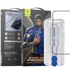 سكريت عالي الدقة مضاد للغبار ومضاد للكهرباء الاستاتيكية مع أداة تطبيق لهاتف آيفون 14 وآيفون 15