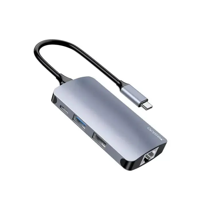 محول متعدد الوظائف للشحن ونقل البيانات من يسيدو - رمادي | Signals Electronics محول متعدد الوظائف للشحن ونقل البيانات من يسيدو - رمادي