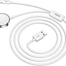 شاحن جوي روم 2 في 1 المغناطيسي للشحن السهل والمنظم - أبيض