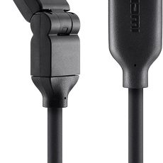 كابل إتش دي إم آي مزدوج الدوران عالي السرعة من بيلكن 2 متر وموصلات ذهبية - أسود