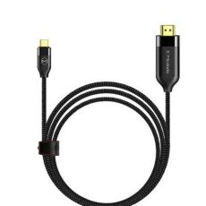 كابل مكدودو 2 متر تايب سي دقة 4ك عالية الجودة - أسود