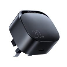 شاحن سريع جوي روم 20 وات يو إس بي سي & تايب سي - أسود