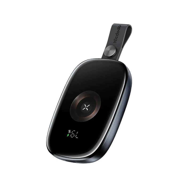 باور بانك محمول من مكدودو 2.5 وات 1200 مللي أمبير في الساعة لساعة أبل - أسود