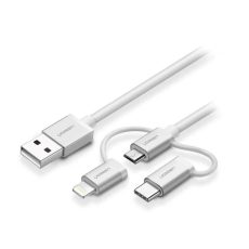كابل يوجرين 3 في 1 USB2.0-A برباط 1.5م|اتصال متعدد الاستخدام