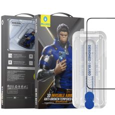 زجاج بيلوو 3دي سلسلة ايرباج المقوى مع جهاز تطبيق لأجهزة آيفون