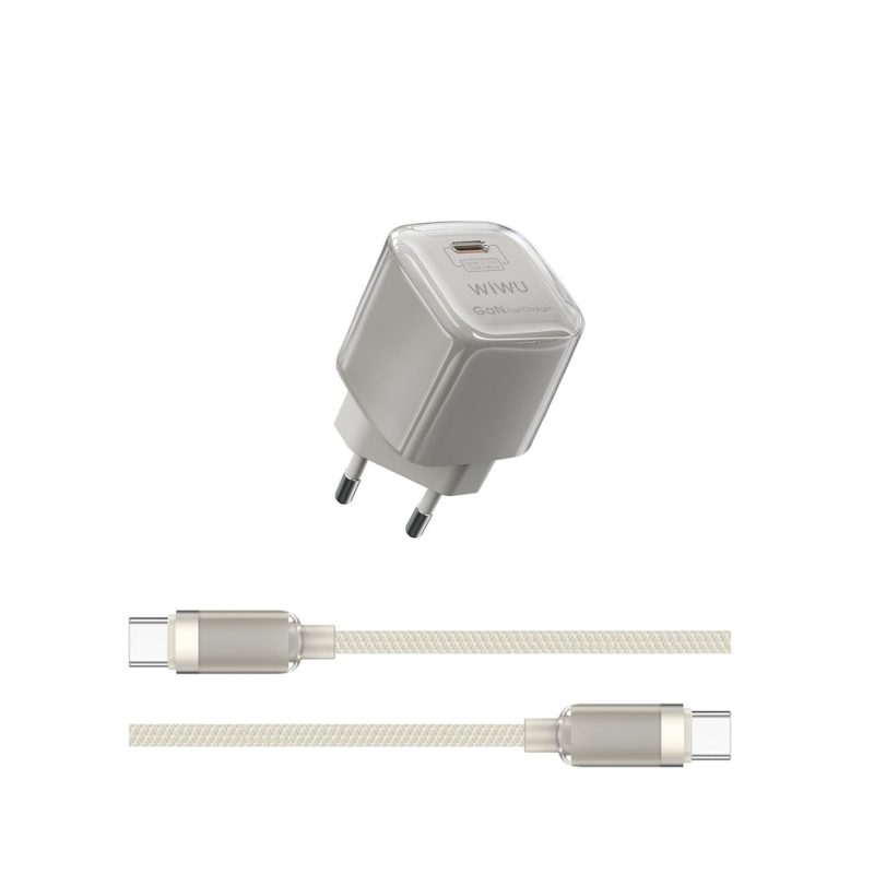 شاحن من سلسلة جيلو سريع الحشن بقدرة 30واط مع كيبل | Signals Electronics شاحن من سلسلة جيلو سريع الحشن بقدرة 30واط مع كيبل