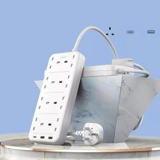 مقبس طاقة يسيدو بقوة 3250 وات للشحن السريع - أبيض