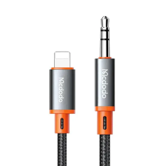 كابل صوت مكدودو لايتينج إلي دي سي 3.5 ملم بطول1.2 متر - أسود