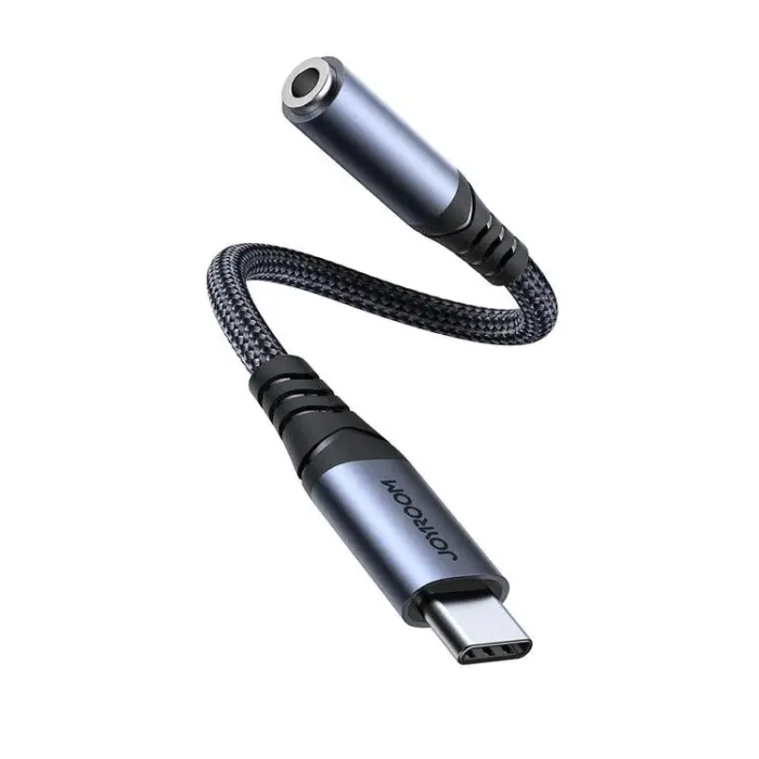 محول صوت من جوي روم تايب سي إلى 3.5 ملم صوت نقي ومتين - أسود | Signals Electronics محول صوت من جوي روم تايب سي إلى 3.5 ملم صوت نقي ومتين - أسود