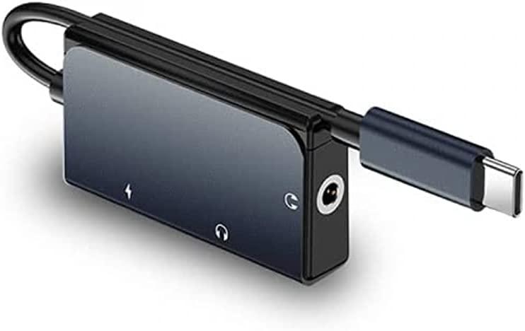 محول صوت ويوو برو من تايب سي إلى تايب سي و3.5 مم - رمادي Lt02 | Signals Electronics محول صوت ويوو برو من تايب سي إلى تايب سي و3.5 مم - رمادي LT02