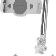 حامل تابلت من يسيدو يدور 360 درجة وتصميم ثابت - أبيض