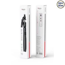 عصا سيلفي يسيدو مع جهاز تحكم عن بعد بتقنية البلوتوث ودوران 360 درجة - أسود