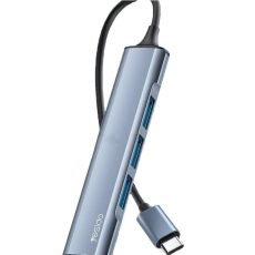 موزع يسيدو 4 منافذ للاستخدام عالي السرعة - رمادي