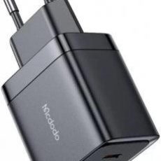 شاحن مكدودو 40 وات بمنفذين تايب سي قابس الاتحاد الأوروبي - أسود