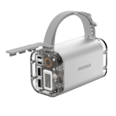 محطة طاقة محمولة موماكس 40000 مللي أمبير في الساعة - فضي & رمادي فضائي