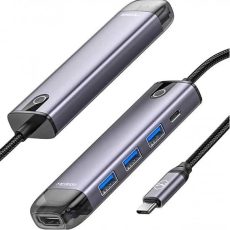 محول توسيع متعدد الوظائف 5 في 1 من مكدودو 100 وات - أسود