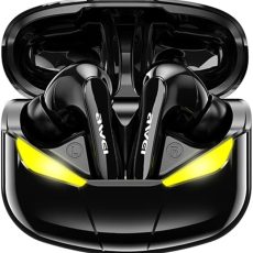 سماعات أذن AWEI للألعاب مع ميكروفون / سماعات رأس لاسلكية عالية الحساسية بتقنية البلوتوث مع الألعاب/الموسيقى - أسود