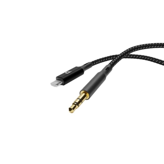 Braided Aux Lightning Audio Cable (1.2M/4Ft) | Signals Electronics Braided AUX Lightning Audio Cable (1.2m/4ft)