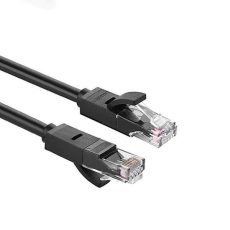 كابل يوجرين Cat 6 U/UTP 0.5م (أسود) - كابل إيثرنت مضغوط