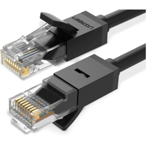 كابل يوجرين Cat 6 U/UTP 40م (أسود) - كابل شبكة عالي السرعة