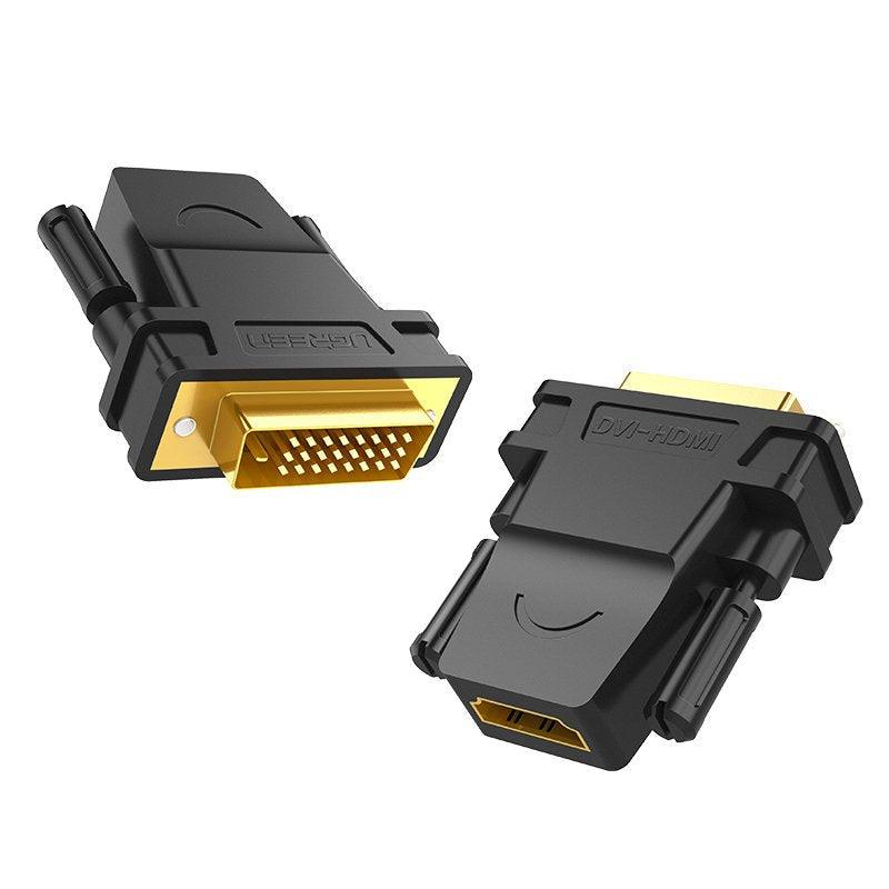 محول يوجرين Dvi 24+1 ذكر إلى Hdmi أنثى (أسود) - تحويل Hd | Signals Electronics محول يوجرين DVI 24+1 ذكر إلى HDMI أنثى (أسود) - تحويل HD