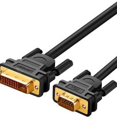 كابل يوجرين DVI 24+1 إلى VGA 1.5م – ذكر إلى ذكر عالي الجودة