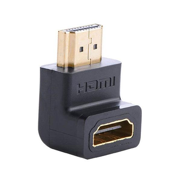 محول يوجرين Hdmi ذكر إلى أنثى زاوية لأسفل - أسود مدمج وعملي | Signals Electronics محول يوجرين HDMI ذكر إلى أنثى زاوية لأسفل - أسود مدمج وعملي