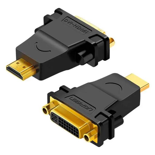 محول يوجرين Hdmi ذكر إلى Dvi (24+5) أنثى - أسود، تحويل Hd | Signals Electronics محول يوجرين HDMI ذكر إلى DVI (24+5) أنثى - أسود، تحويل HD