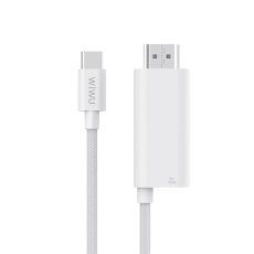 كابل شحن وجهاز عرض تايب سي إلى HDMI PD بطول 1.8 متر من ويوو