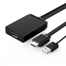 محول يوجرين HDMI + USB إلى DP 0.5 متر – محول عالي الجودة