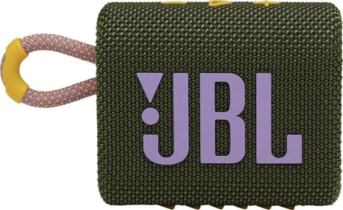 مكبر صوت Jbl Go 3 اللاسلكي المحمول المقاوم للماء - أخضر | Signals Electronics مكبر صوت JBL GO 3 اللاسلكي المحمول المقاوم للماء - أخضر
