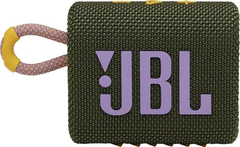 مكبر صوت JBL GO 3 اللاسلكي المحمول المقاوم للماء - أخضر