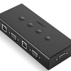 يوجرين صندوق تبديل KVM USB بأربعة منافذ 50280