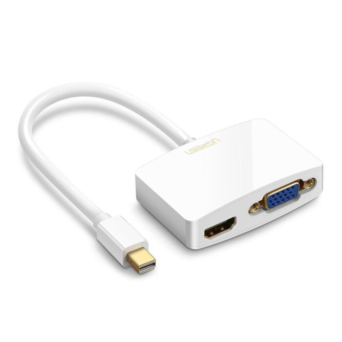 محول يوجرين من Mini Dp إلى Hdmi + Vga | Signals Electronics محول يوجرين من Mini DP إلى HDMI + VGA