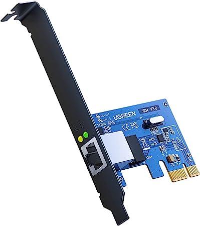 محول شبكة يوجرين Pci Express جيجابت - 10/100/1000Mbps | Signals Electronics محول شبكة يوجرين PCI Express جيجابت - 10/100/1000Mbps