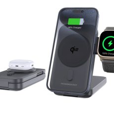 Powerology 10000mAh Qi2 - 15W iPh15 MagSafe Power Bank - Black