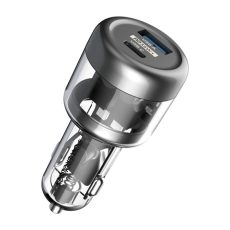 Powerology 35W Transparent Car Charger A+C Port version