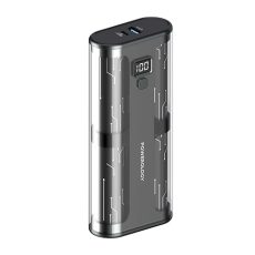 Powerology Crystalline Series Power bank 20000mAh PD 65W - Transparent/Grey