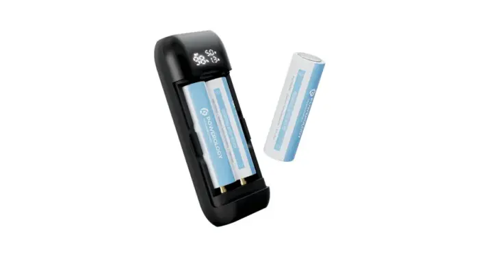 Powerology Diy Cell 10000+5000mAh Power Bank - Gray