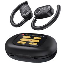 Powerology ENC TWS Air Conduction Earbuds and Charging Case with Display 40mAh8 - Black