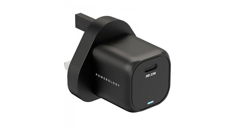 Powerology Gan Pd Charger 33W Uk - Black | Signals Electronics Powerology GaN PD Charger 33W UK - Black