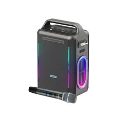 Powerology Karaoke Party Speaker - Silver