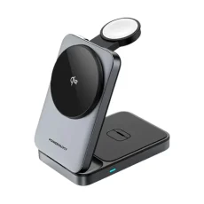 Powerology Qi2 Fast Charging Multi-Device Hub - Black