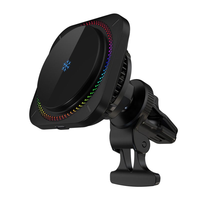 Powerology Qi2 Standard - 15W Compatible With Iphone15 Magsafe Fast Charger | Signals Electronics Powerology Qi2 Standard - 15W Compatible With iPhone15 MagSafe Fast Charger