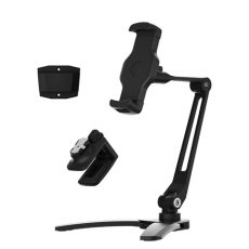 Powerology Solid Alloy Aluminum 360° Rotatable Suction Phone Holder - Black