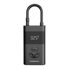 Powerology Ultra Portable Air Compressor Power Bank - Black