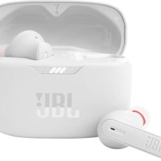 سماعات أذن T230 بتقنية إلغاء الضوضاء من JBL - بيضاء