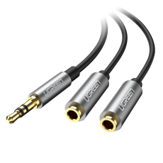 UGREEN 3.5mm ذكر إلى 2 أنثى كابل مقسم صوت سماعة الرأس - B