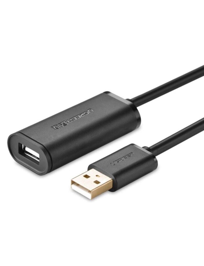 كابل تمديد نشط بمنفذ Usb 2.0 أحادي Amplifire من Ugreen مع شريحة 20 | Signals Electronics كابل تمديد نشط بمنفذ USB 2.0 أحادي Amplifire من UGREEN مع شريحة 20